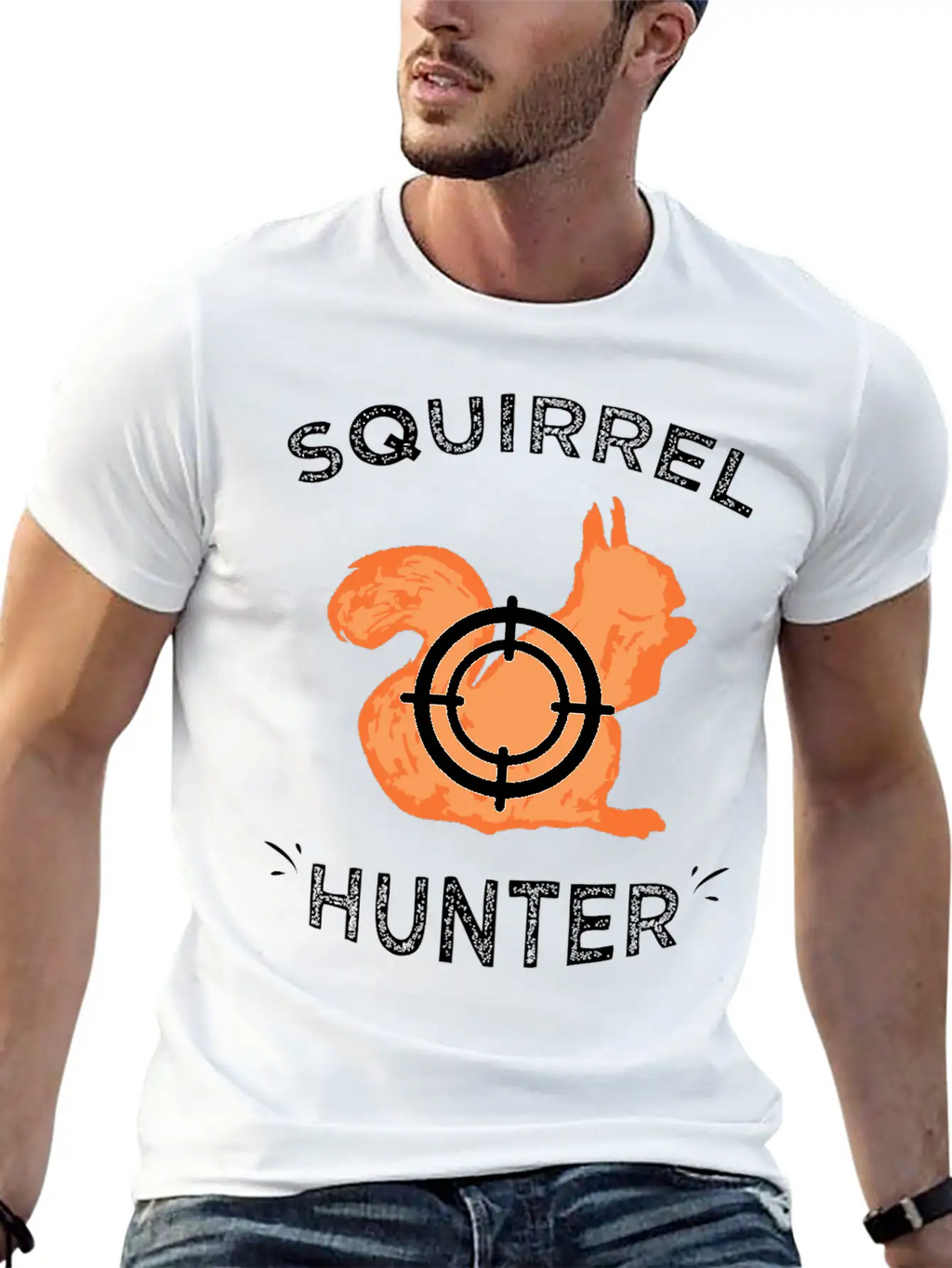 Squirrel Hunter - Squirrel Hunter Basic Graphic T-Shirt – Daily Comfort In Soft Cotton