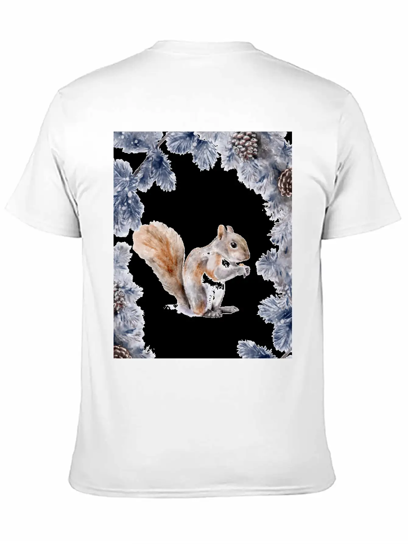 Squirrel In Winter Classic Cotton Tee – Unisex Comfort For Any Season