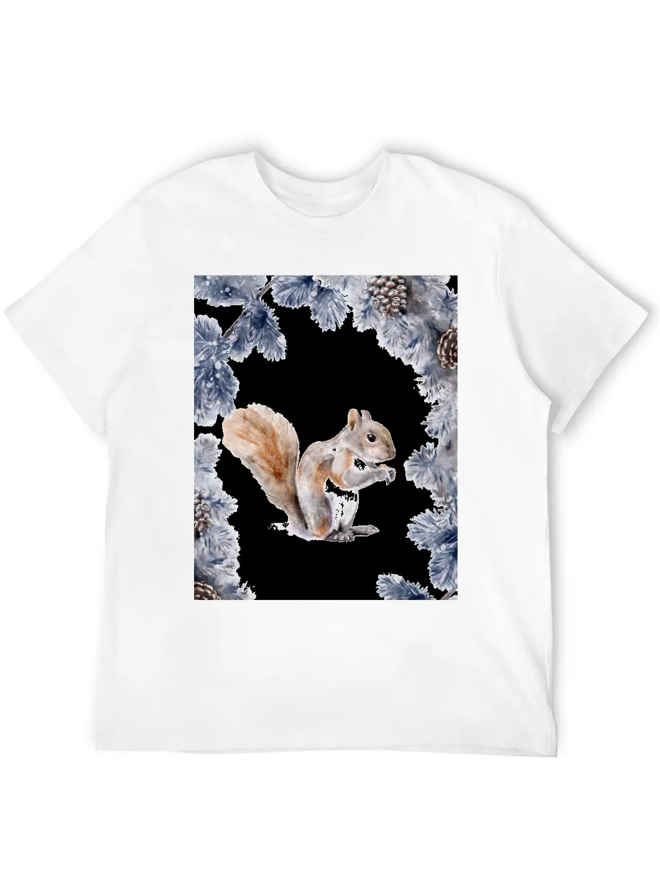 Squirrel In Winter Classic Cotton Tee – Unisex Comfort For Any Season