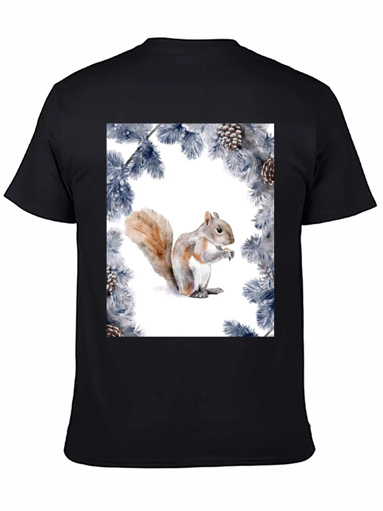 Squirrel In Winter Classic Cotton Tee – Unisex Comfort For Any Season