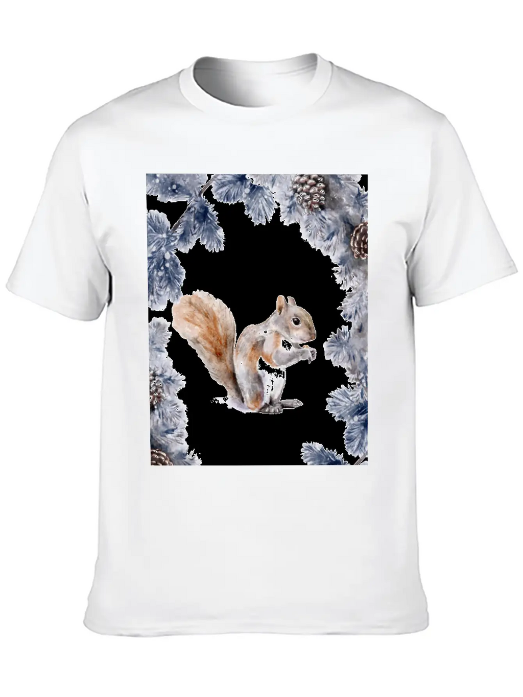 Squirrel In Winter Classic Cotton Tee – Unisex Comfort For Any Season