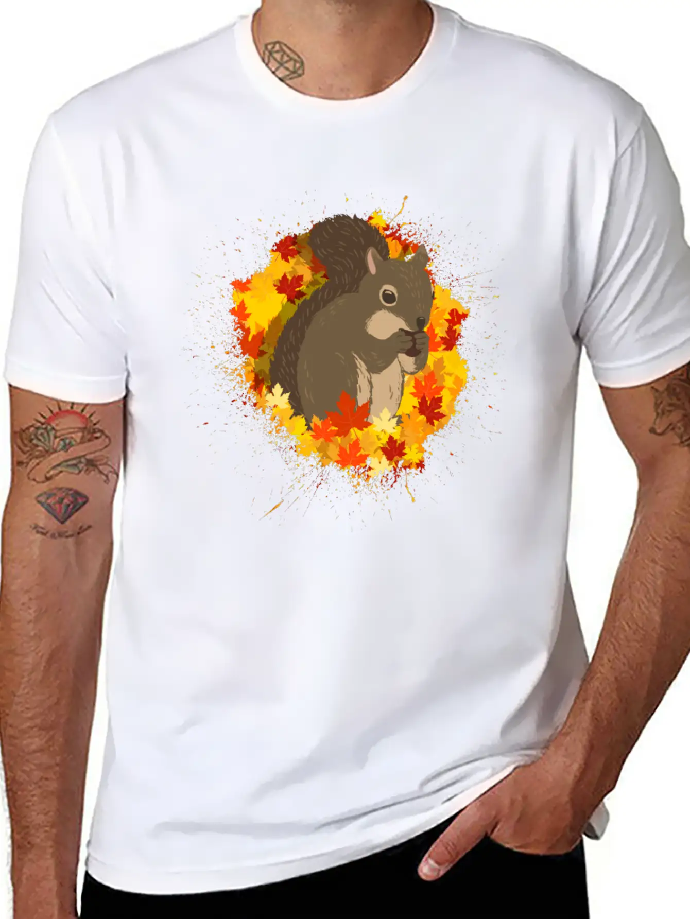 Squirrel Tshirt Chipes Croissants Nut Classic Cotton Tee – Unisex Comfort For Any Season