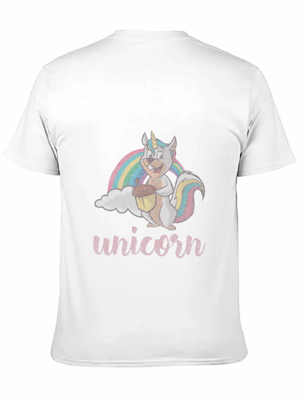 Squirrel Unicorn Unisex Casual T-Shirt – Clean Design For Daily Comfort