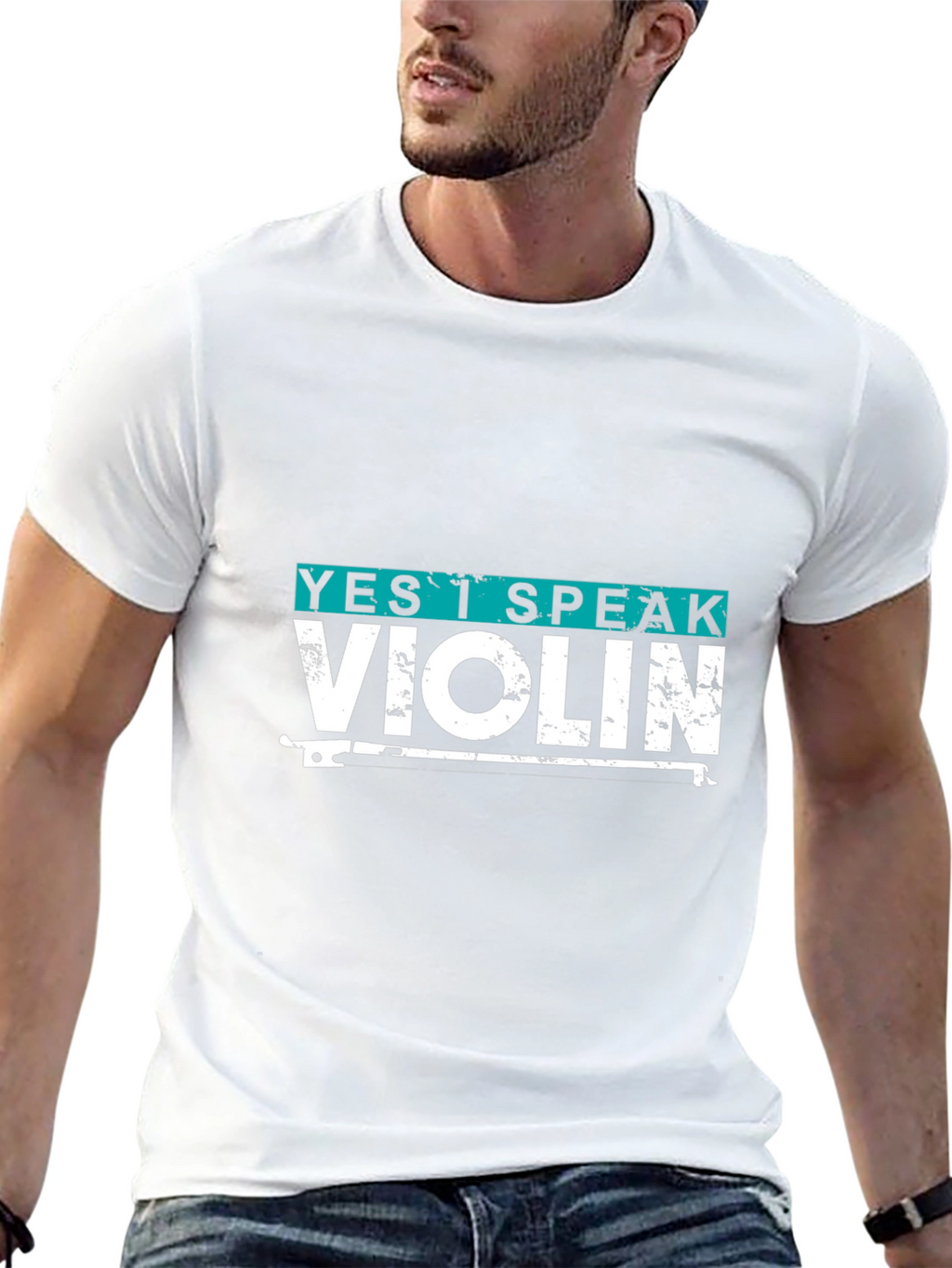 Yes I Speak Violin Graphic Tee Shirt