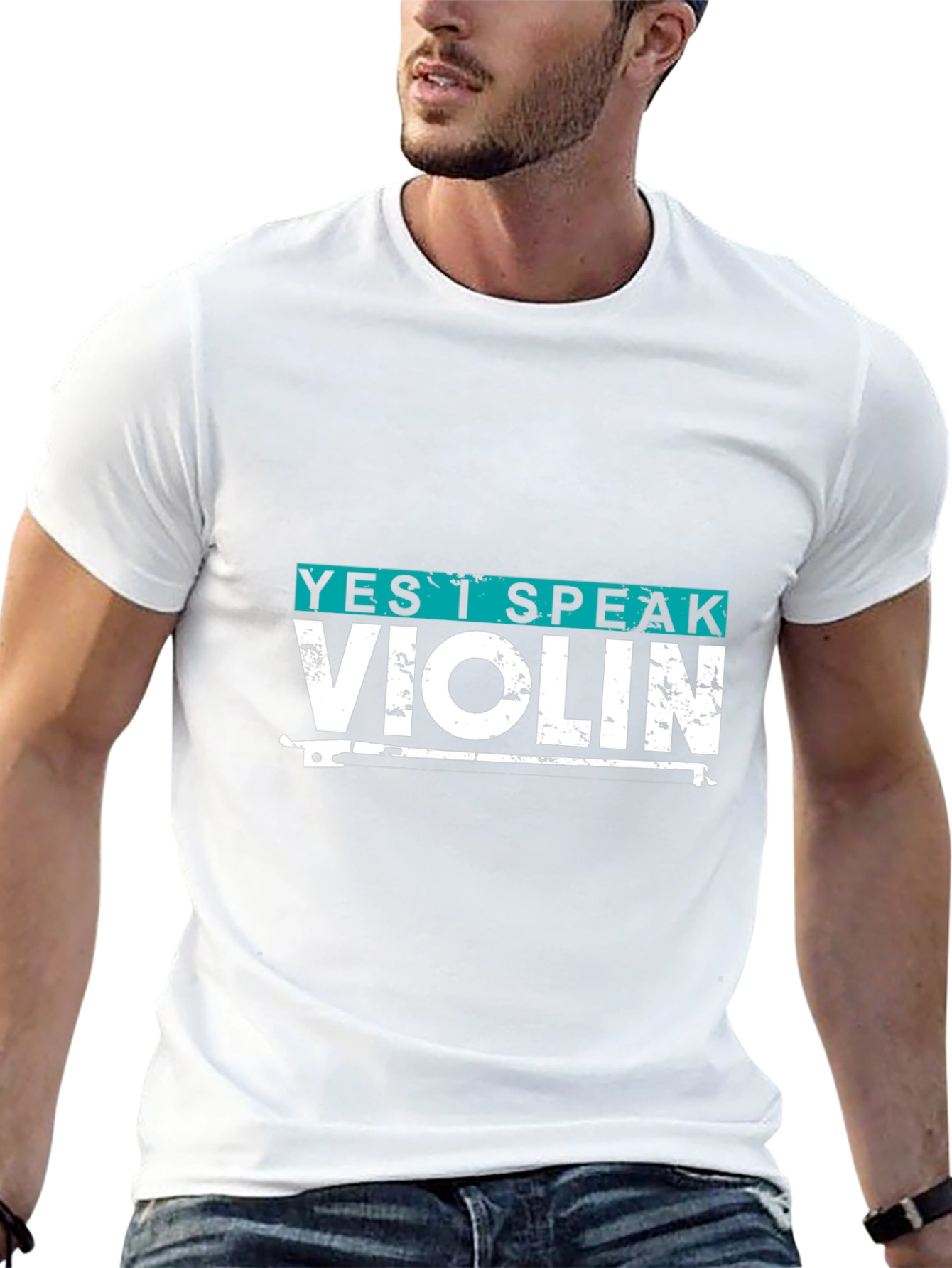 Yes I Speak Violin Graphic Tee Shirt