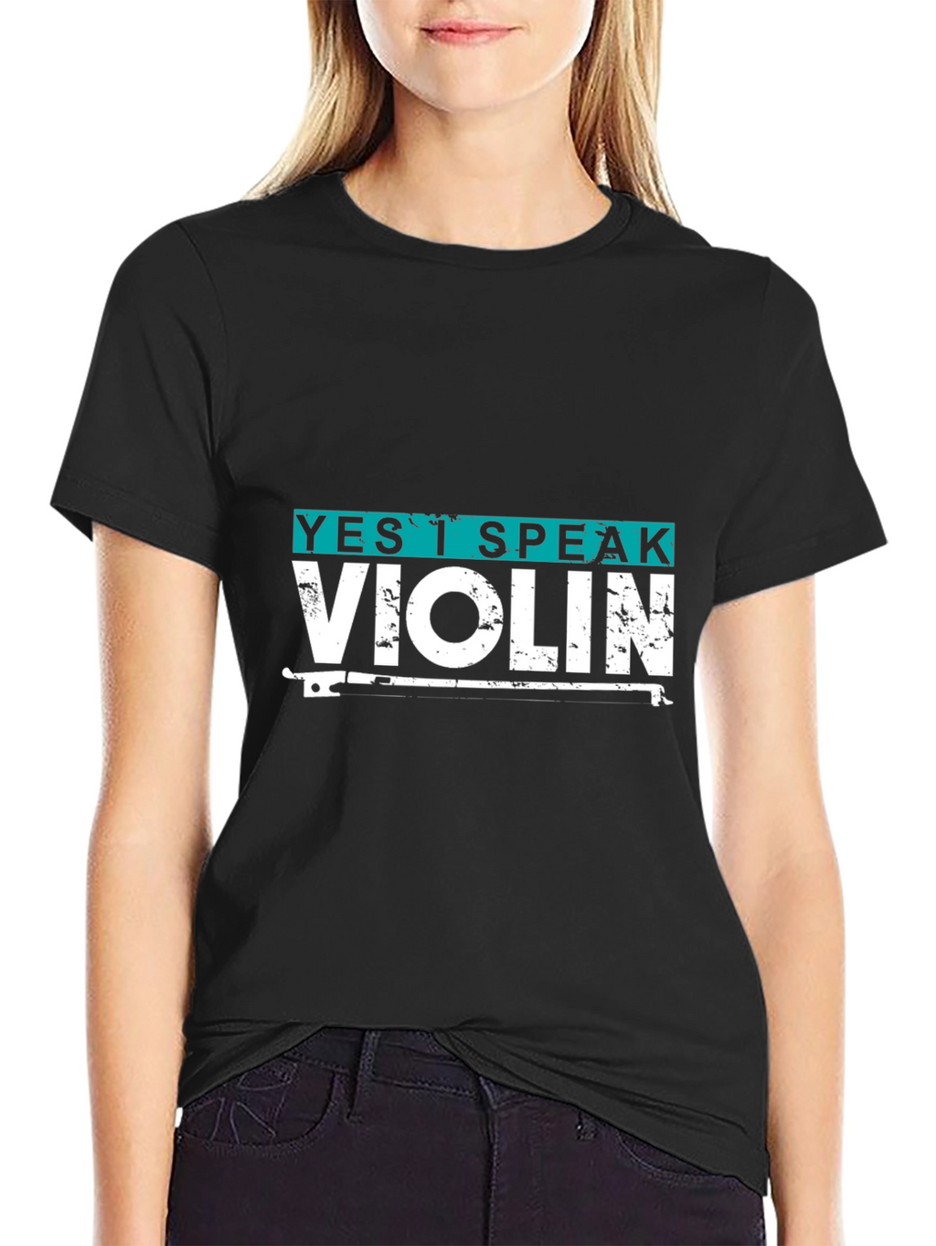 Yes I Speak Violin Graphic Tee Shirt
