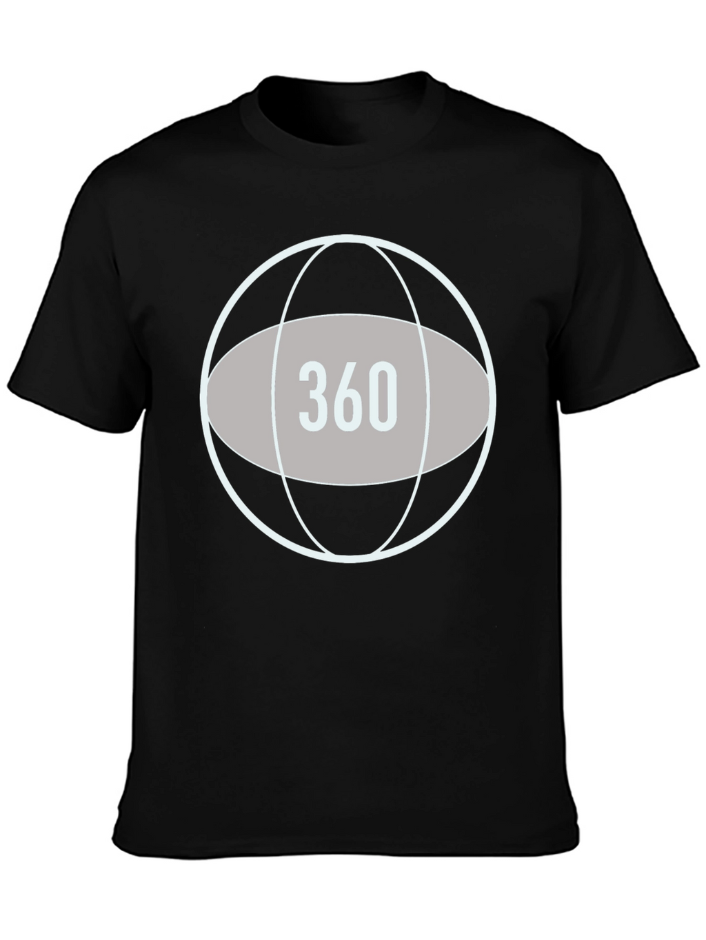 360 Graphic T-Shirt - Stylish Globe Design