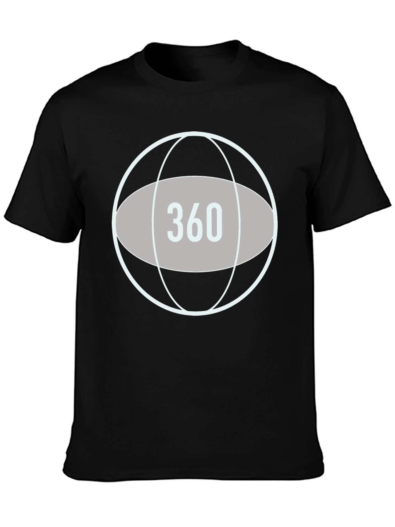 360 Graphic T-Shirt - Stylish Globe Design