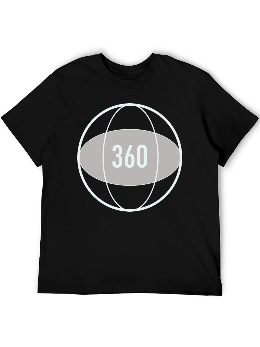 360 Graphic T-Shirt - Stylish Globe Design