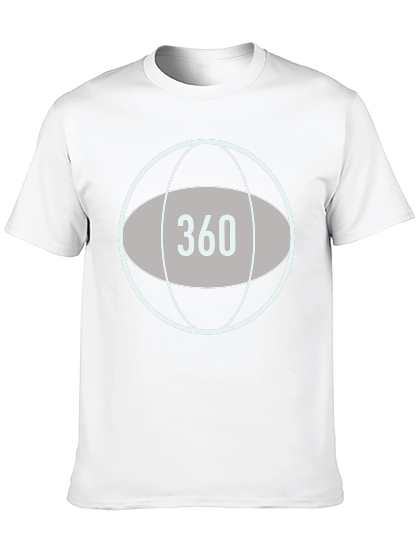 360 Graphic T-Shirt - Stylish Globe Design