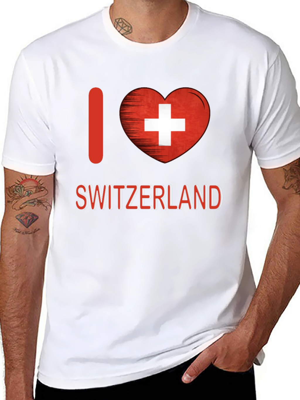 I Love Switzerland T-Shirt - Swiss Pride Tee