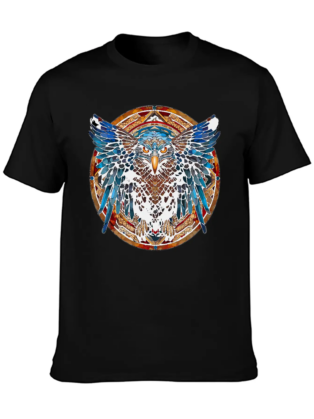Stained Glass Eagle (4 Of 4) Modern Fit Casual T-Shirt – Clean And Versatile Design