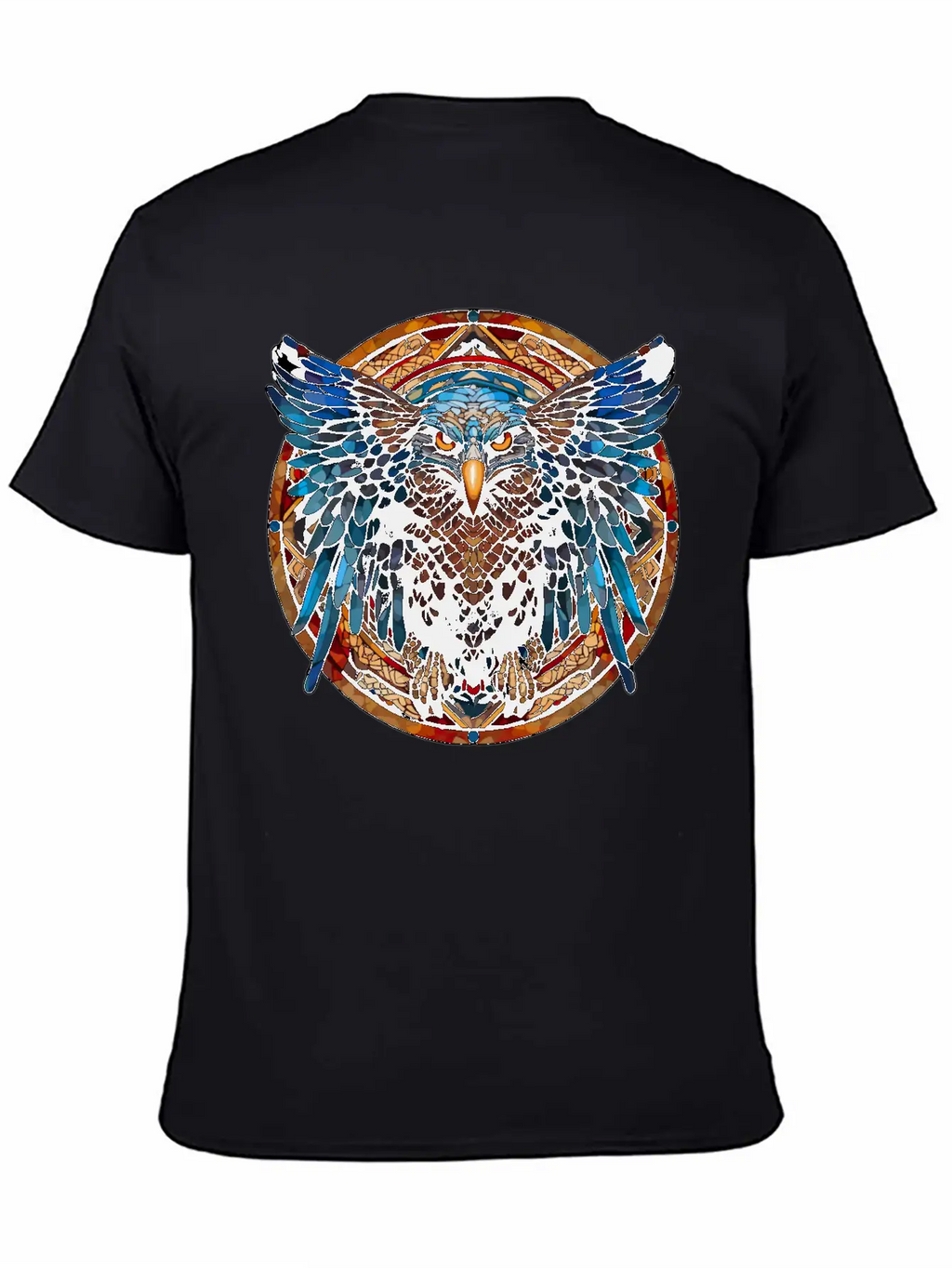 Stained Glass Eagle (4 Of 4) Modern Fit Casual T-Shirt – Clean And Versatile Design