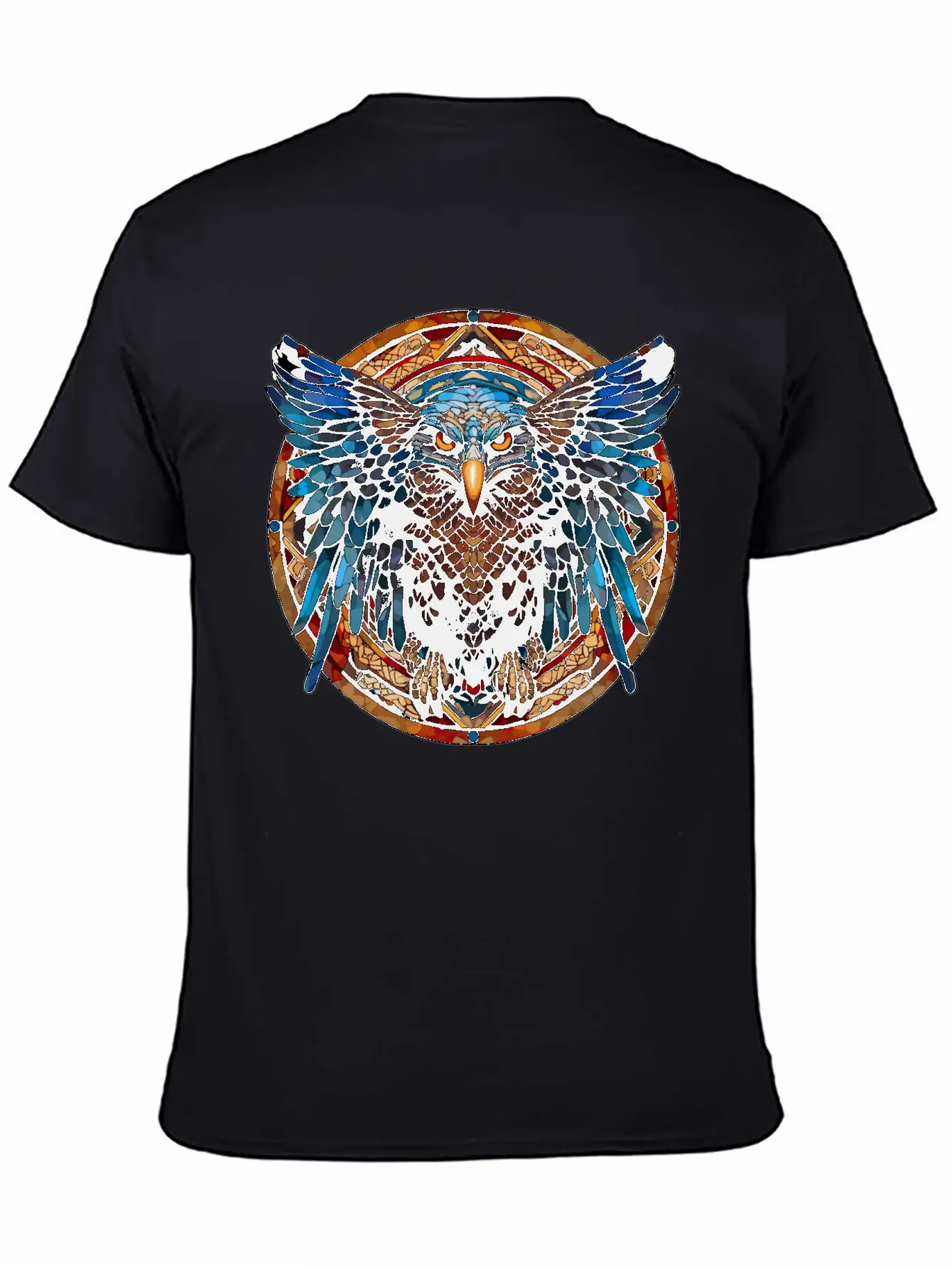 Stained Glass Eagle (4 Of 4) Modern Fit Casual T-Shirt – Clean And Versatile Design