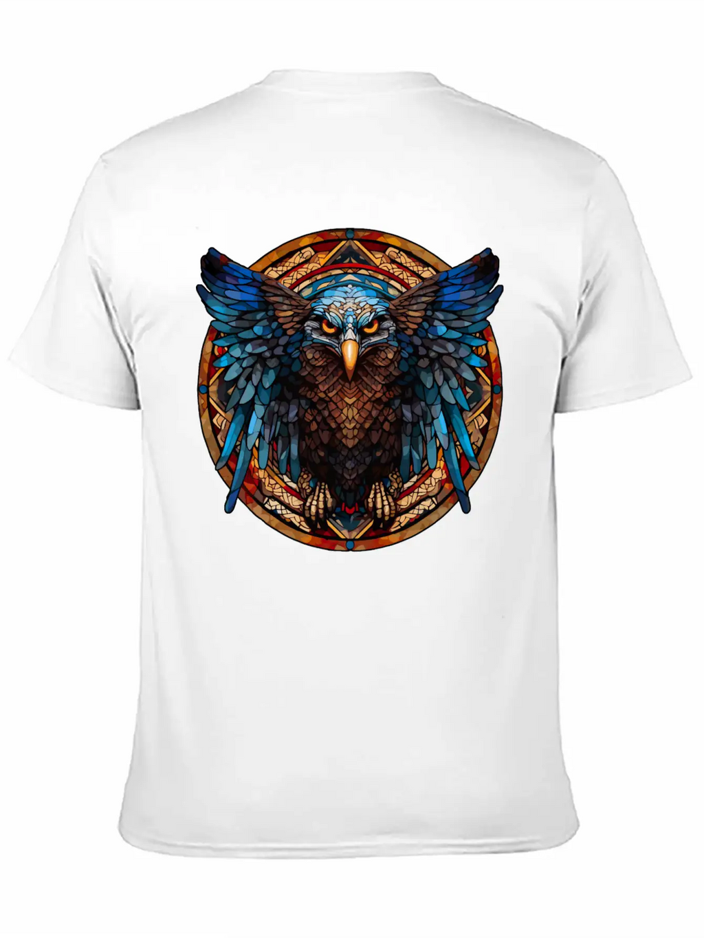 Stained Glass Eagle (4 Of 4) Modern Fit Casual T-Shirt – Clean And Versatile Design
