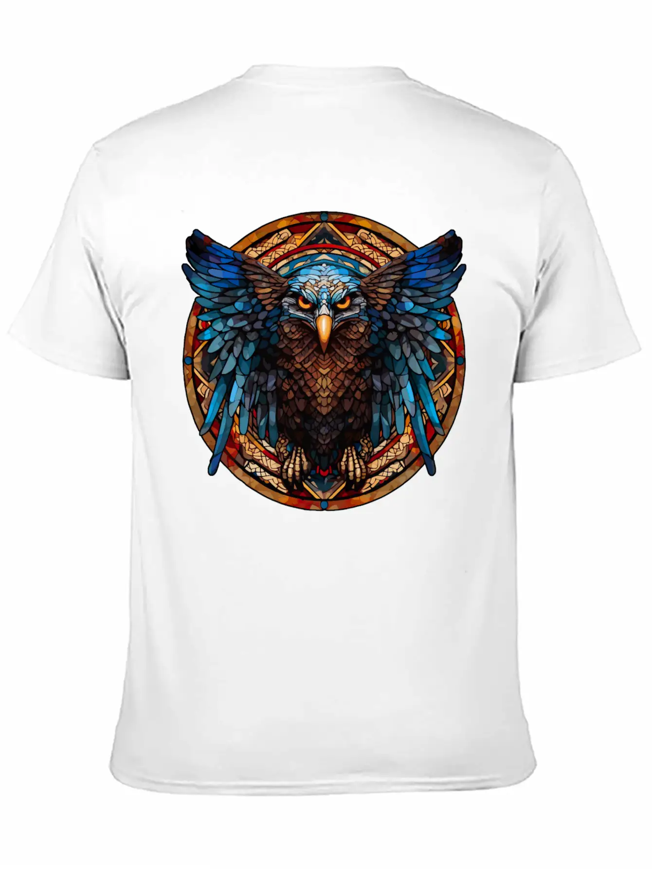 Stained Glass Eagle (4 Of 4) Modern Fit Casual T-Shirt – Clean And Versatile Design