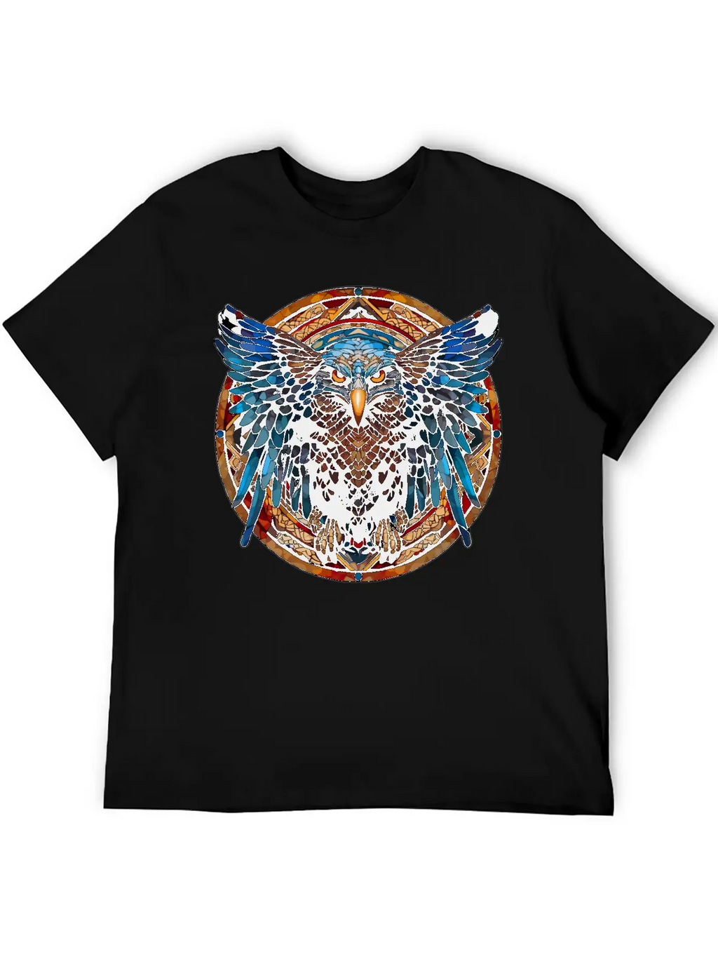 Stained Glass Eagle (4 Of 4) Modern Fit Casual T-Shirt – Clean And Versatile Design