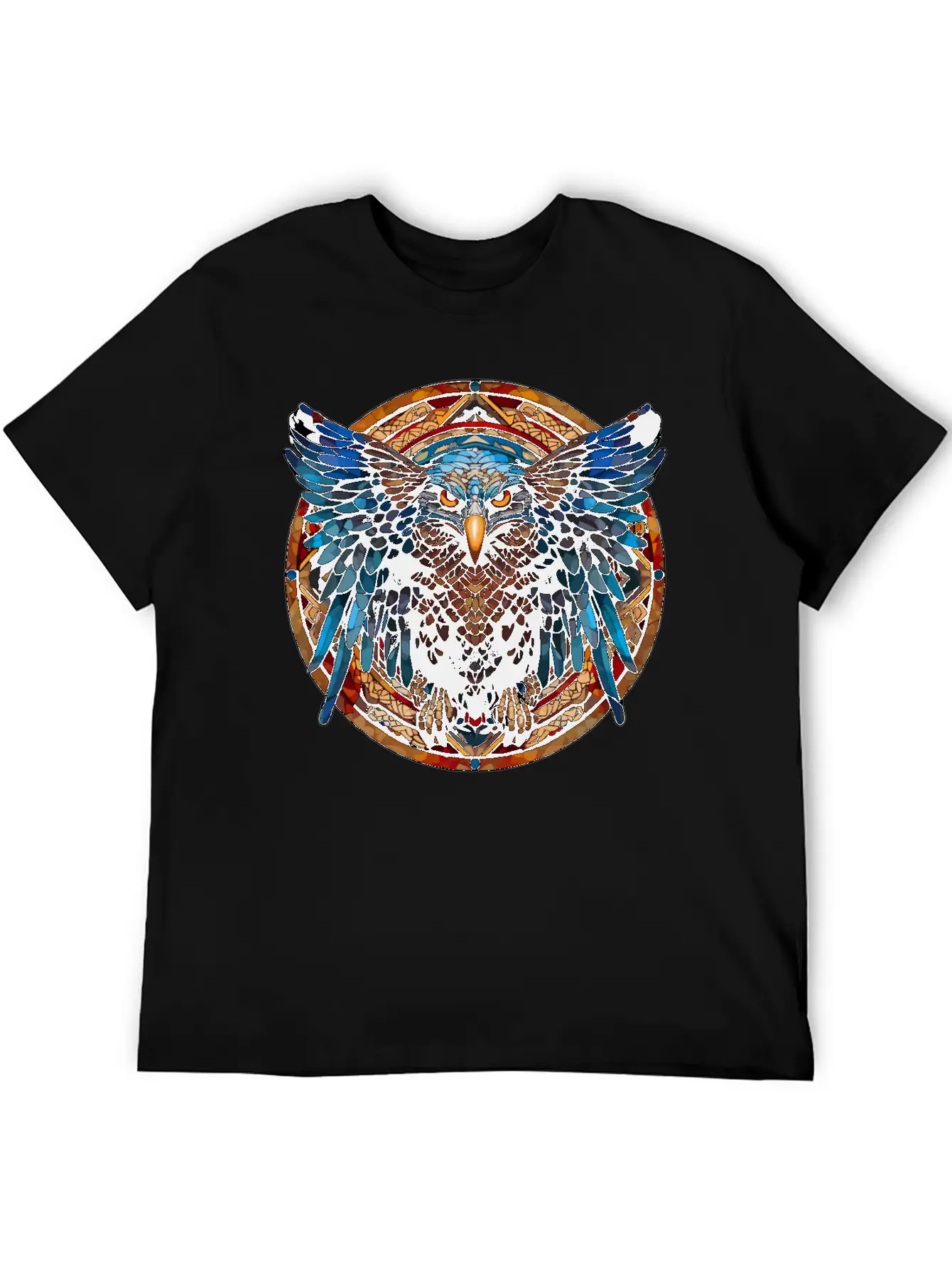 Stained Glass Eagle (4 Of 4) Modern Fit Casual T-Shirt – Clean And Versatile Design