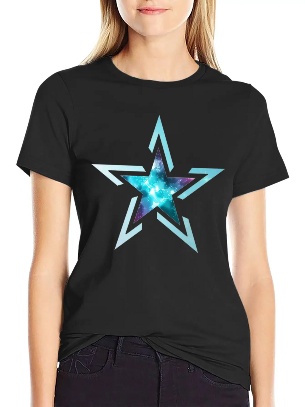 Star Breathable Soft Cotton T-Shirt – Timeless Casual Look