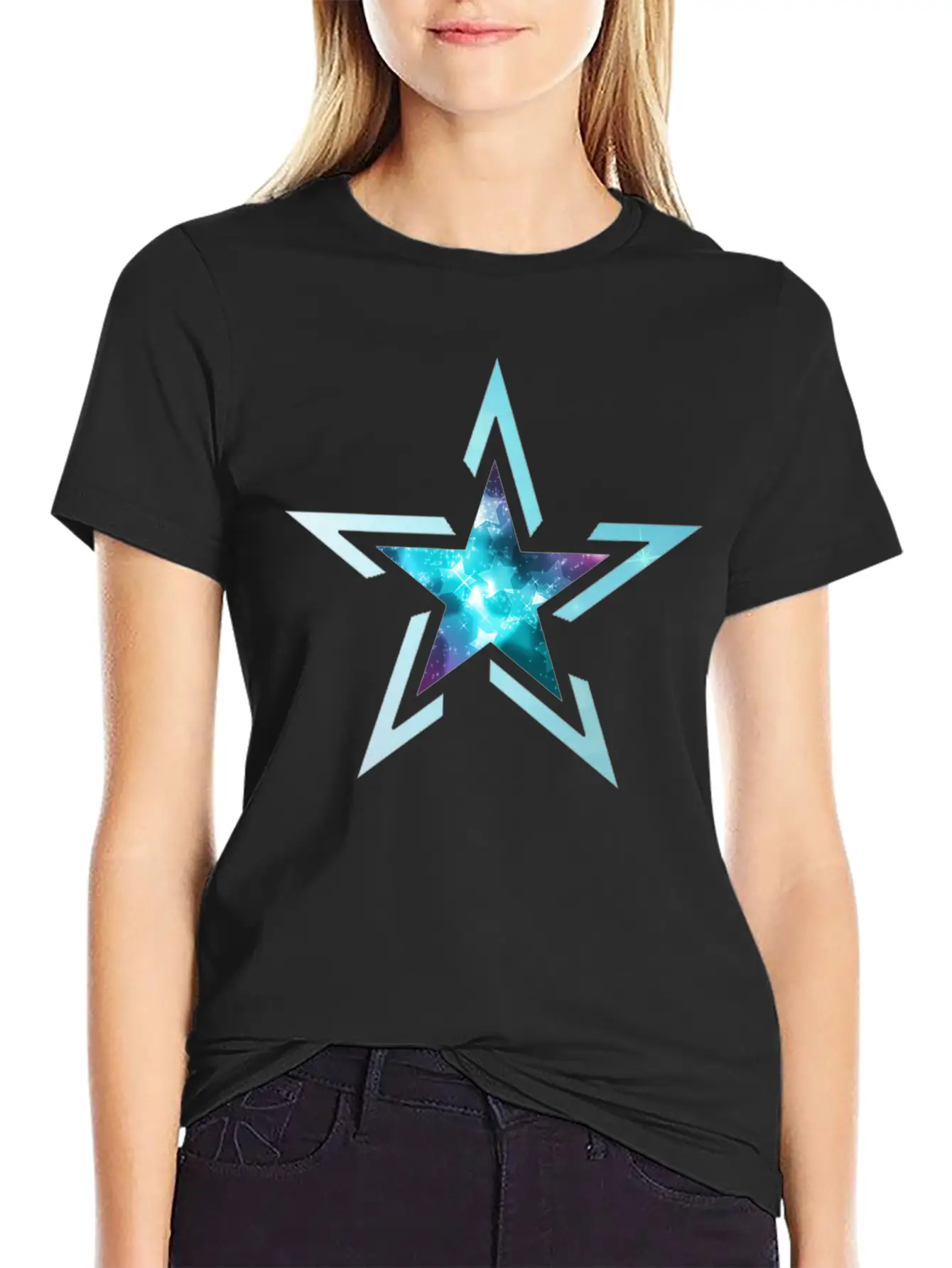 Star Breathable Soft Cotton T-Shirt – Timeless Casual Look