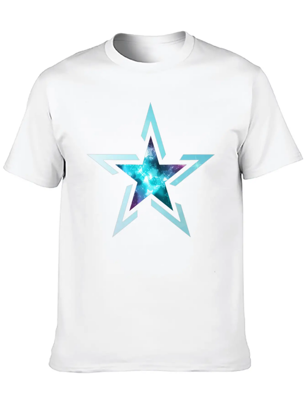 Star Breathable Soft Cotton T-Shirt – Timeless Casual Look