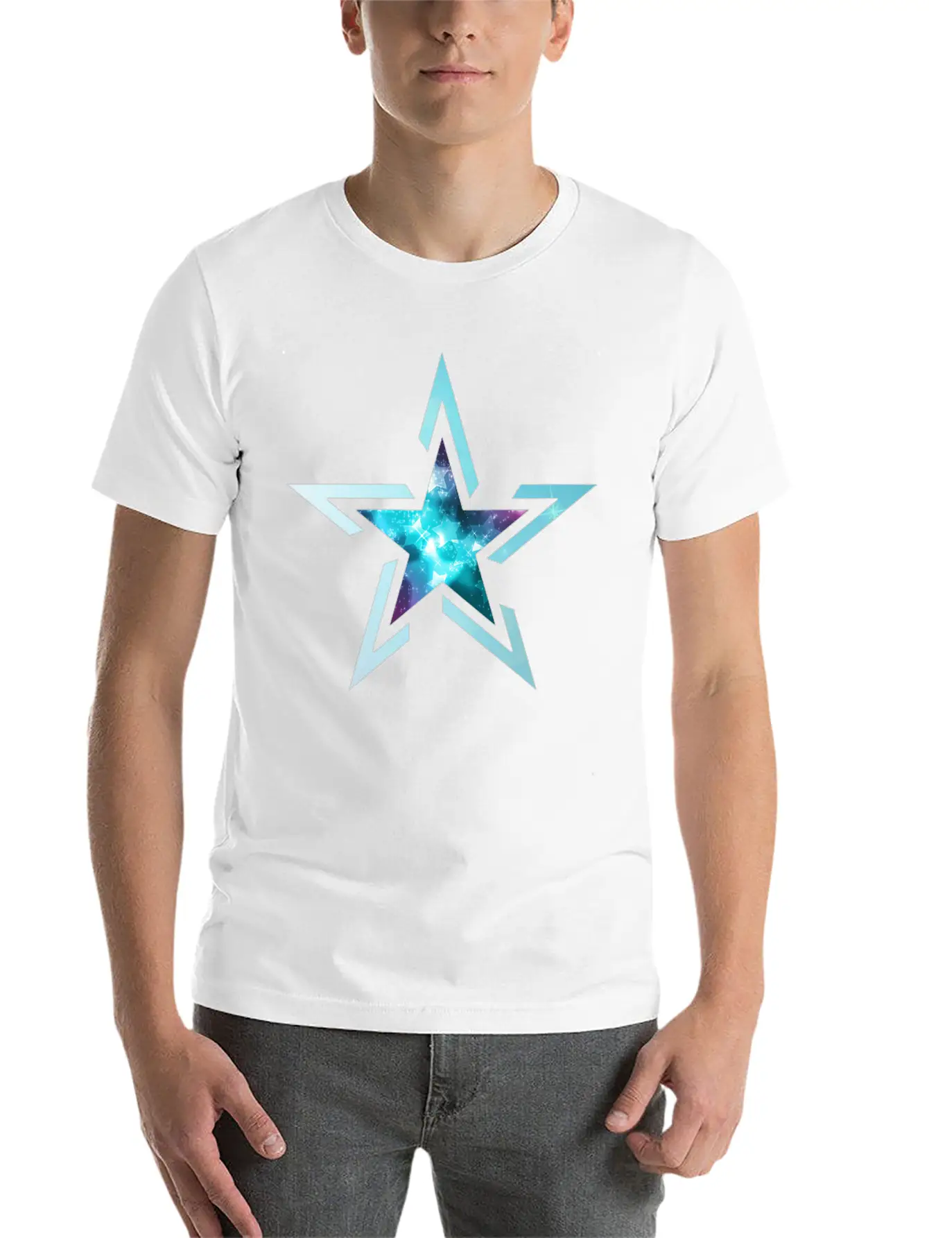 Star Breathable Soft Cotton T-Shirt – Timeless Casual Look