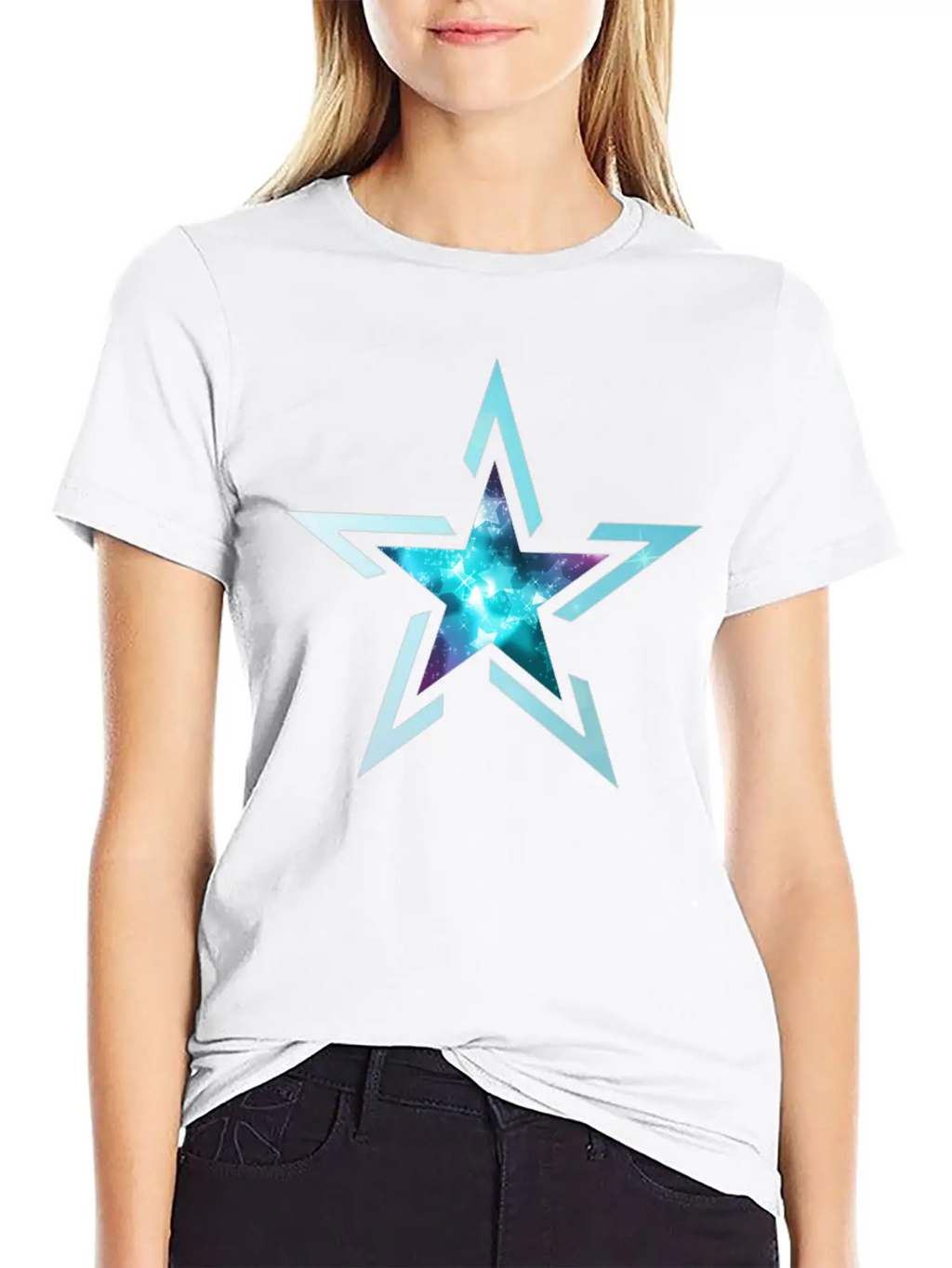 Star Breathable Soft Cotton T-Shirt – Timeless Casual Look