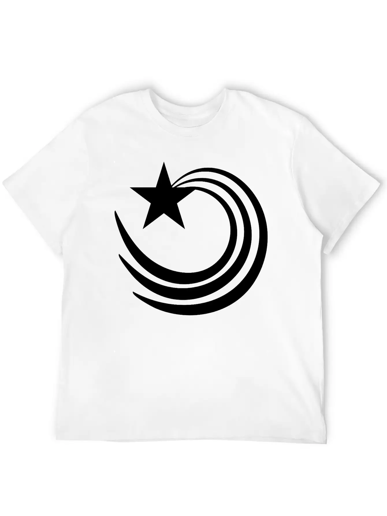 Star Logo Unisex Casual T-Shirt – Clean Design For Daily Comfort