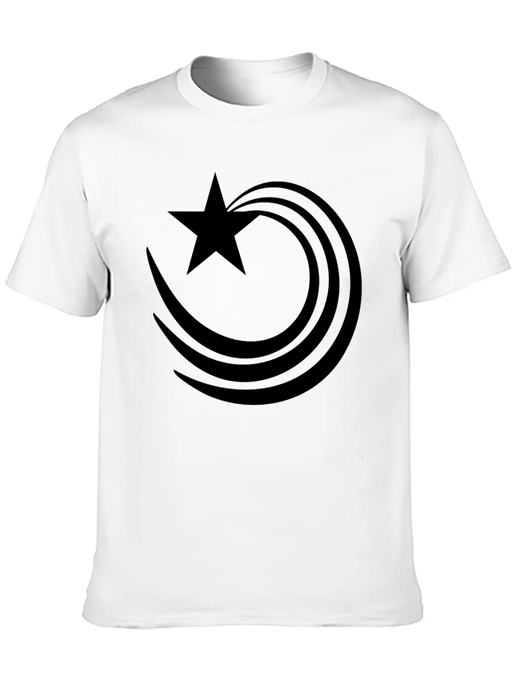 Star Logo Unisex Casual T-Shirt – Clean Design For Daily Comfort