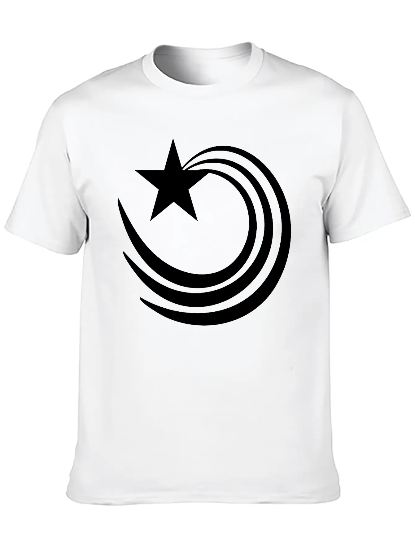 Star Logo Unisex Casual T-Shirt – Clean Design For Daily Comfort