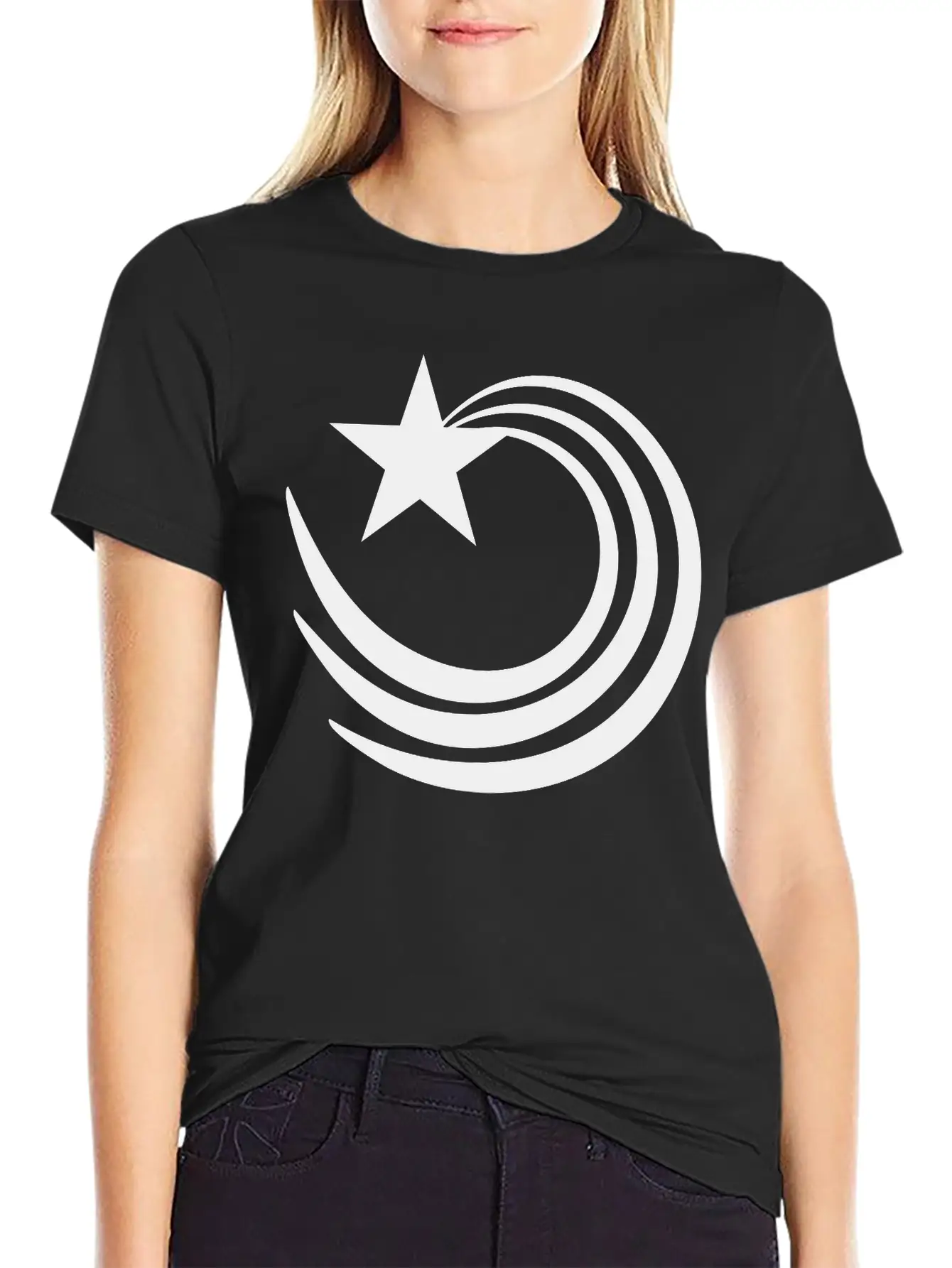 Star Logo Unisex Casual T-Shirt – Clean Design For Daily Comfort
