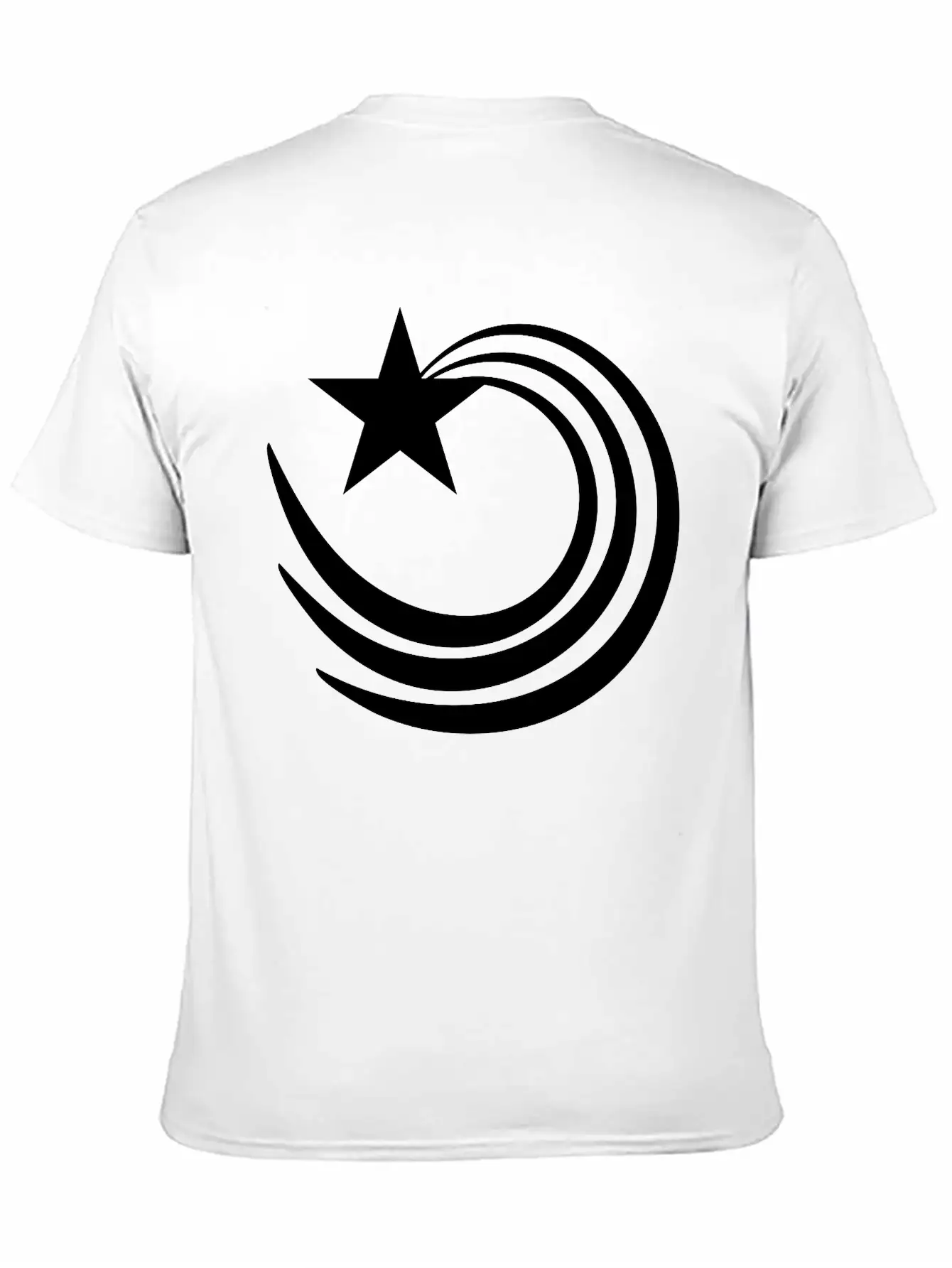 Star Logo Unisex Casual T-Shirt – Clean Design For Daily Comfort
