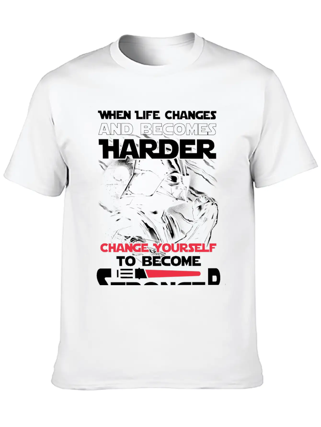 Star Wars - Change Yourself To Become Stronger Relaxed Everyday Tee – Lightweight And Durable Cotton