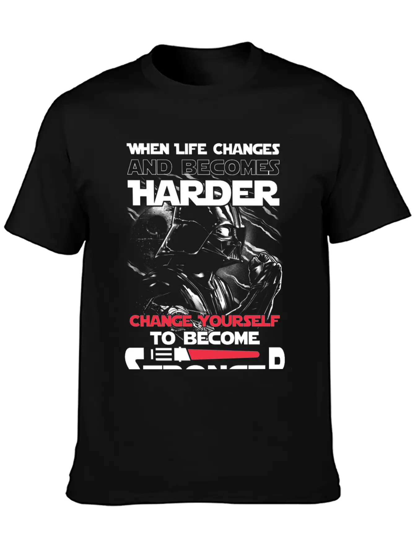 Star Wars - Change Yourself To Become Stronger Relaxed Everyday Tee – Lightweight And Durable Cotton