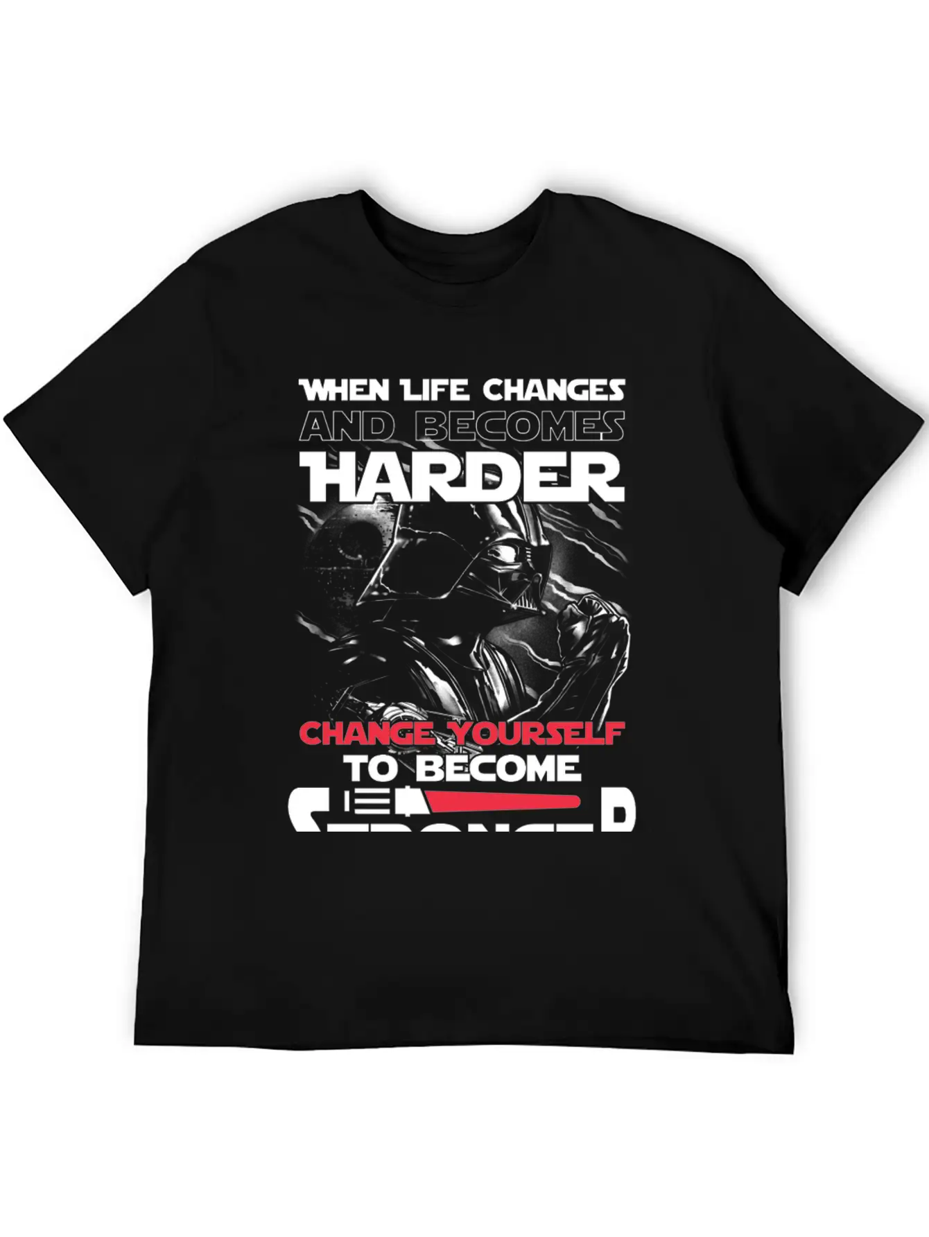 Star Wars - Change Yourself To Become Stronger Relaxed Everyday Tee – Lightweight And Durable Cotton