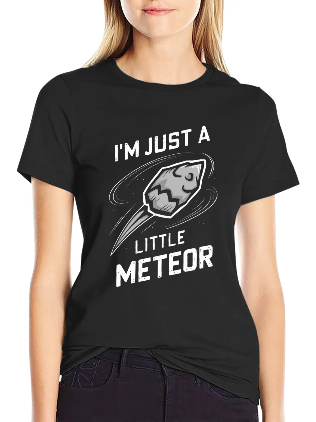 Stargazing Adventures Under The Meteor Shower Timeless Short Sleeve Tee – Comfy And Minimalist Design
