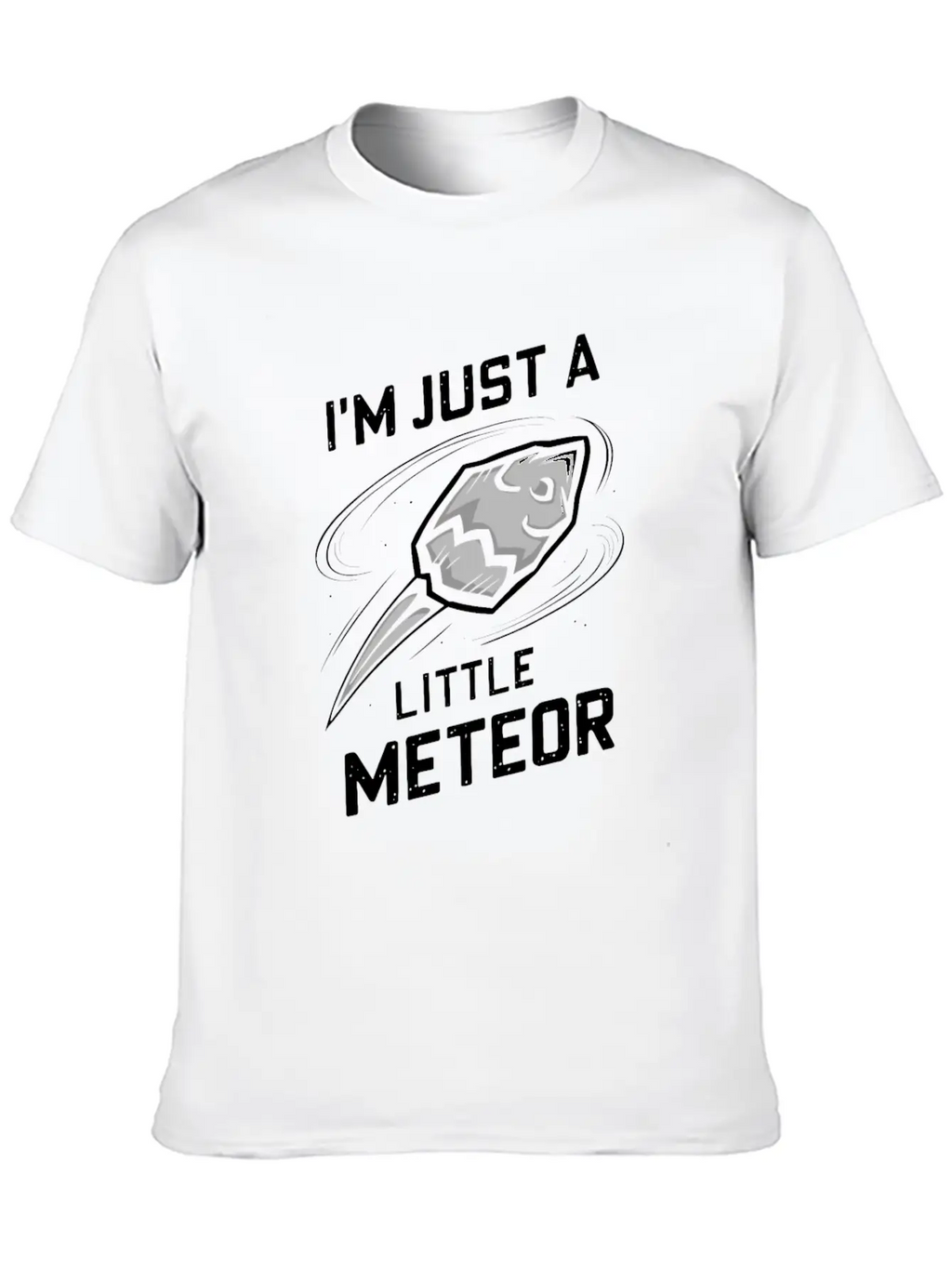 Stargazing Adventures Under The Meteor Shower Timeless Short Sleeve Tee – Comfy And Minimalist Design