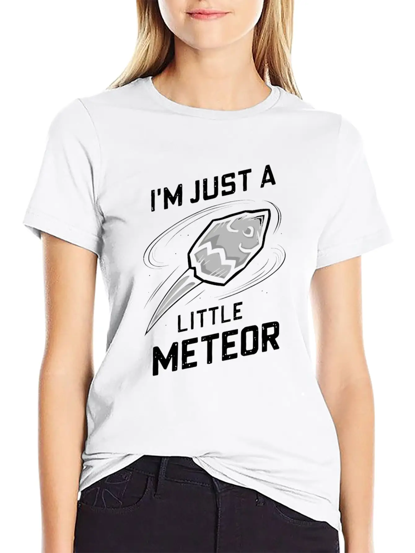 Stargazing Adventures Under The Meteor Shower Timeless Short Sleeve Tee – Comfy And Minimalist Design