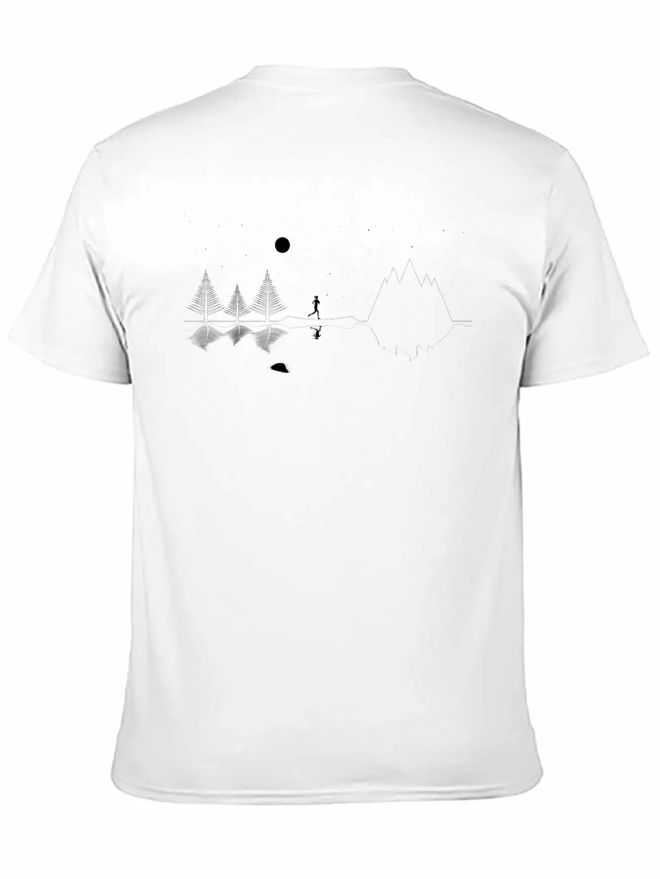 Stars And Lines Classic Cotton Tee – Unisex Comfort For Any Season