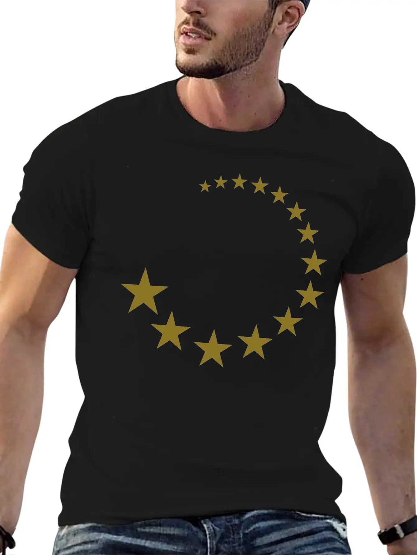 Stars Relaxed Everyday Tee – Lightweight And Durable Cotton