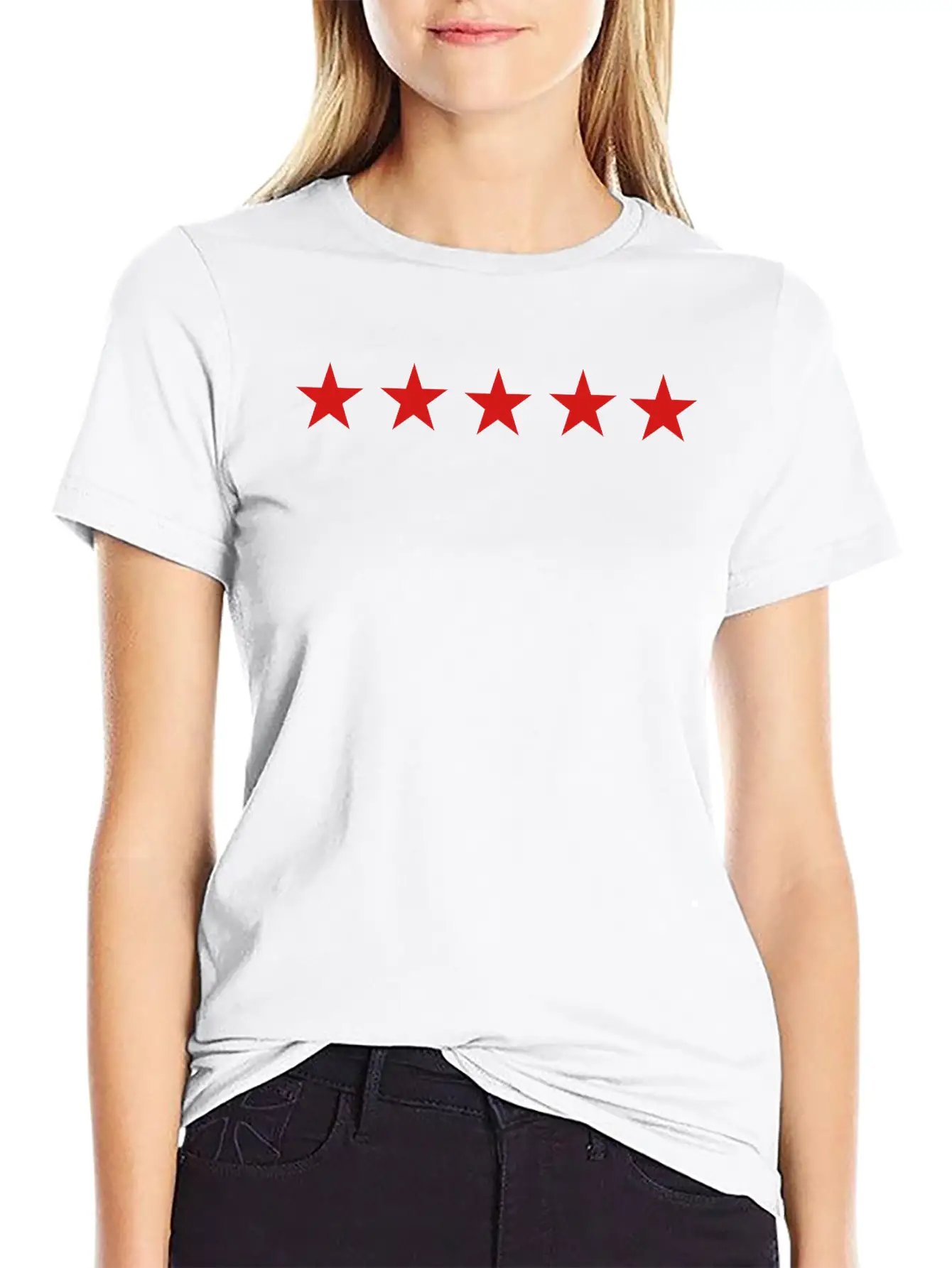 Stars Stylish Everyday T-Shirt – Unisex Basic Cotton Tee