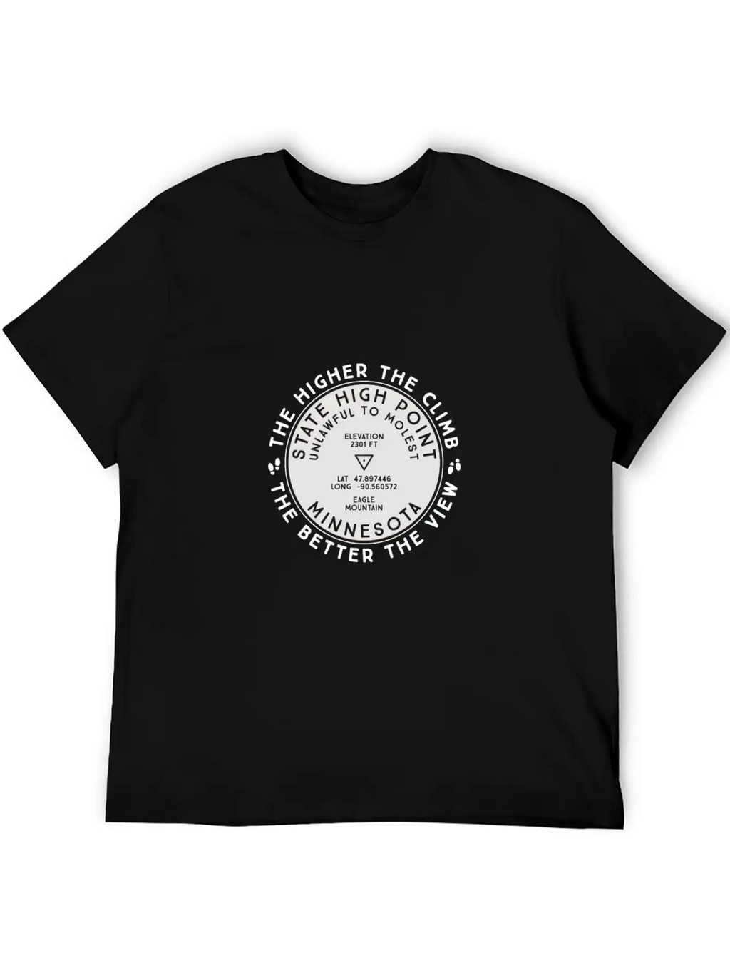 State High Point Minnesota Eagle Mountain Hiking G Timeless Short Sleeve Tee – Comfy And Minimalist Design