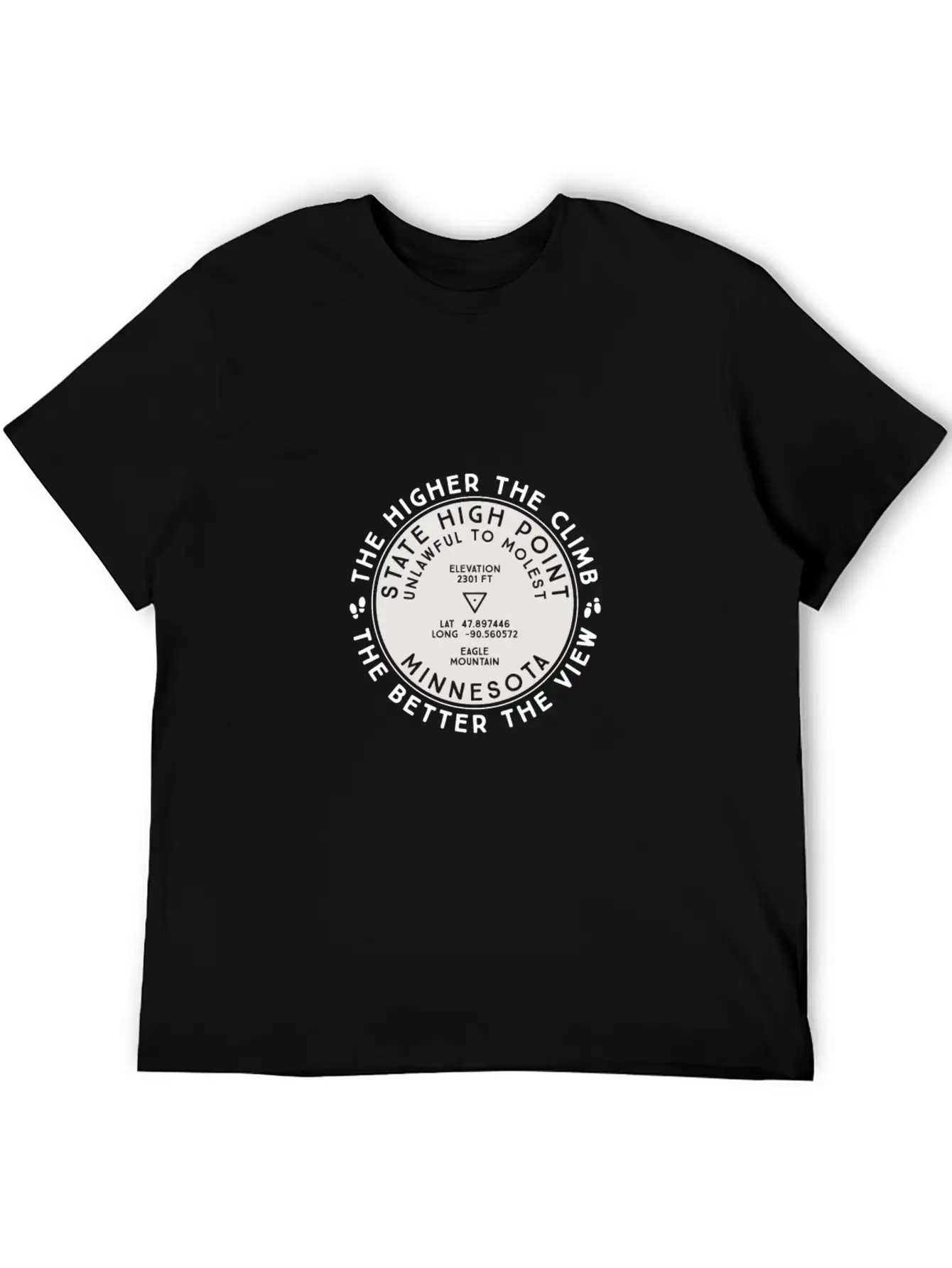 State High Point Minnesota Eagle Mountain Hiking G Timeless Short Sleeve Tee – Comfy And Minimalist Design