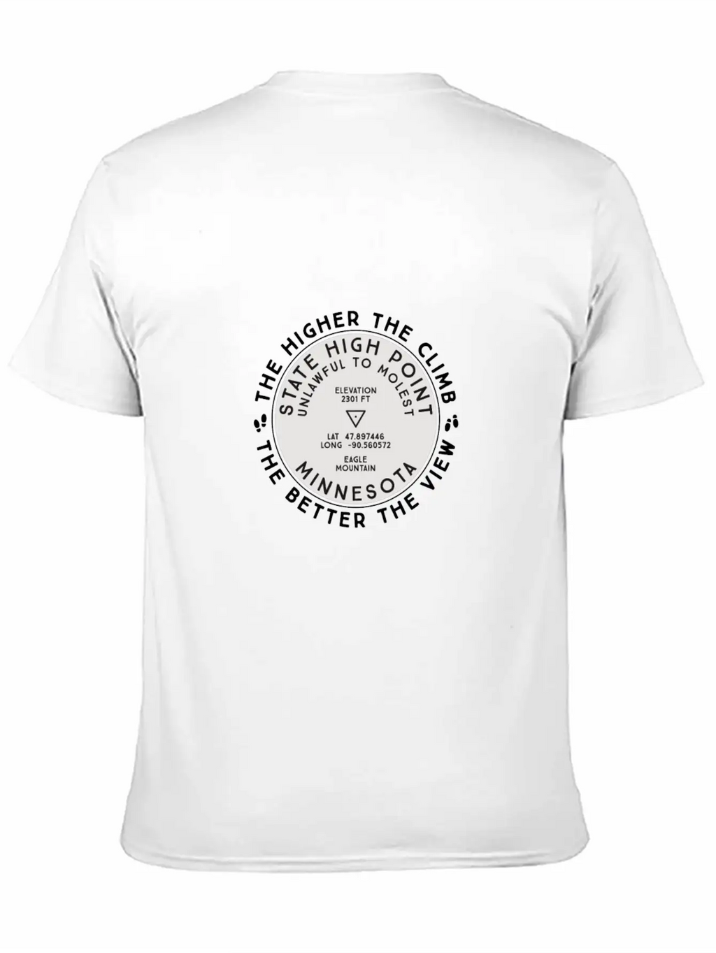 State High Point Minnesota Eagle Mountain Hiking G Timeless Short Sleeve Tee – Comfy And Minimalist Design
