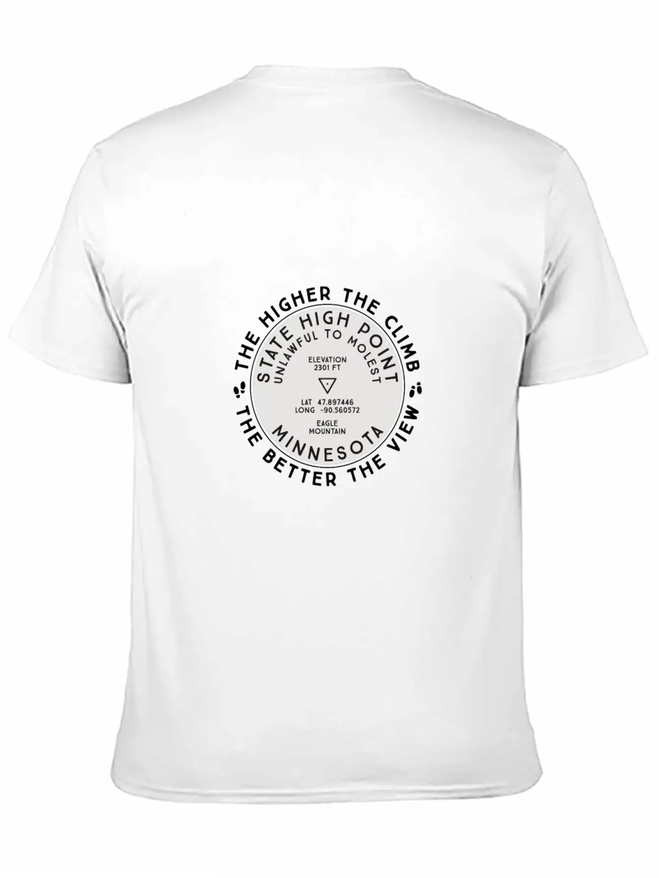 State High Point Minnesota Eagle Mountain Hiking G Timeless Short Sleeve Tee – Comfy And Minimalist Design