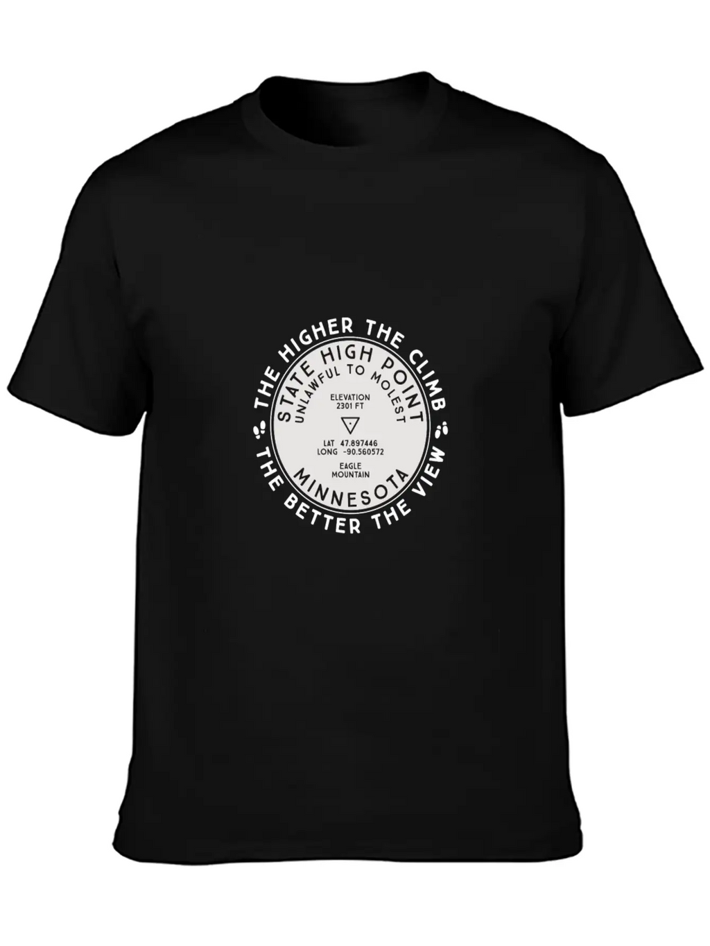 State High Point Minnesota Eagle Mountain Hiking G Timeless Short Sleeve Tee – Comfy And Minimalist Design