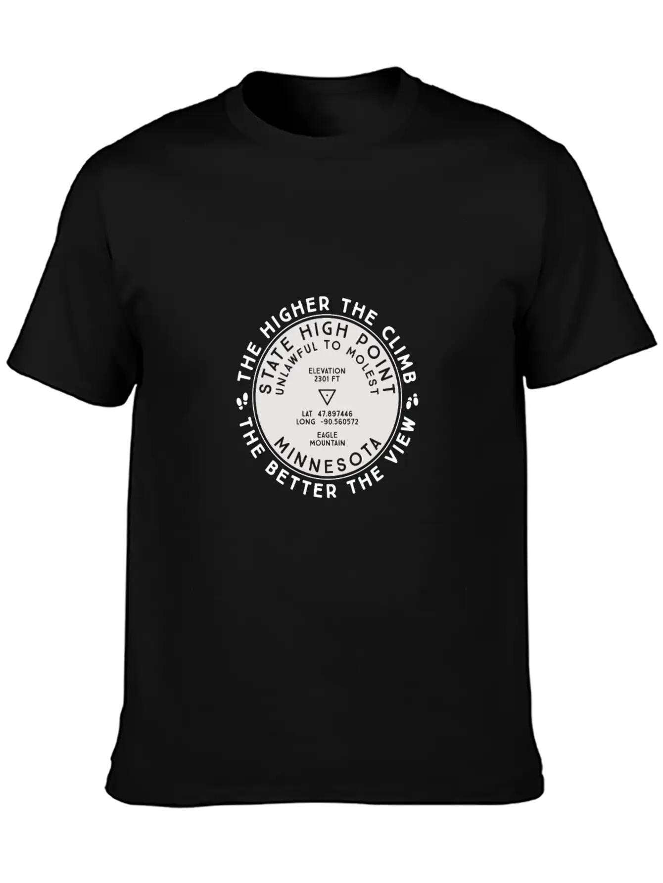 State High Point Minnesota Eagle Mountain Hiking G Timeless Short Sleeve Tee – Comfy And Minimalist Design