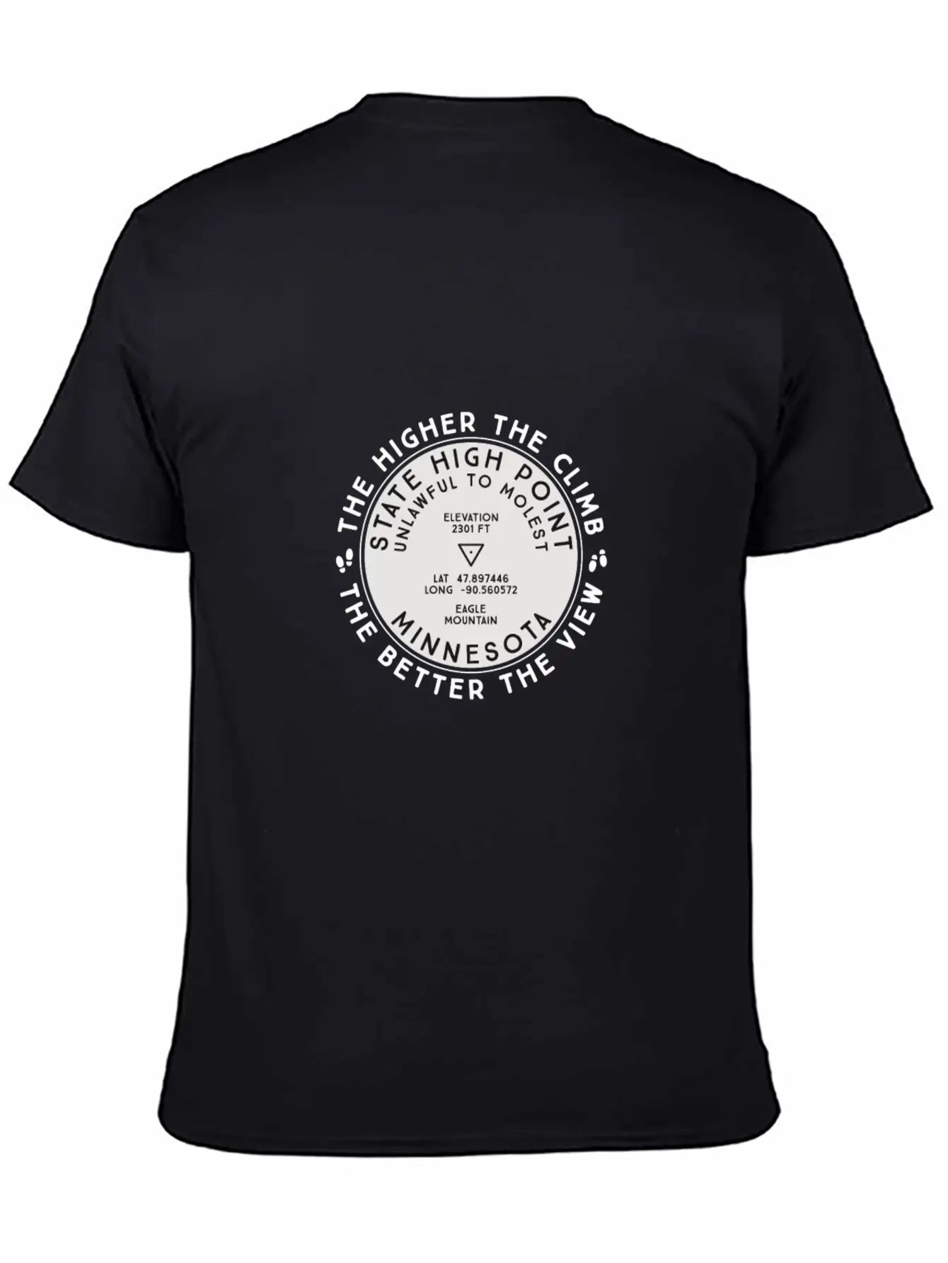 State High Point Minnesota Eagle Mountain Hiking G Timeless Short Sleeve Tee – Comfy And Minimalist Design
