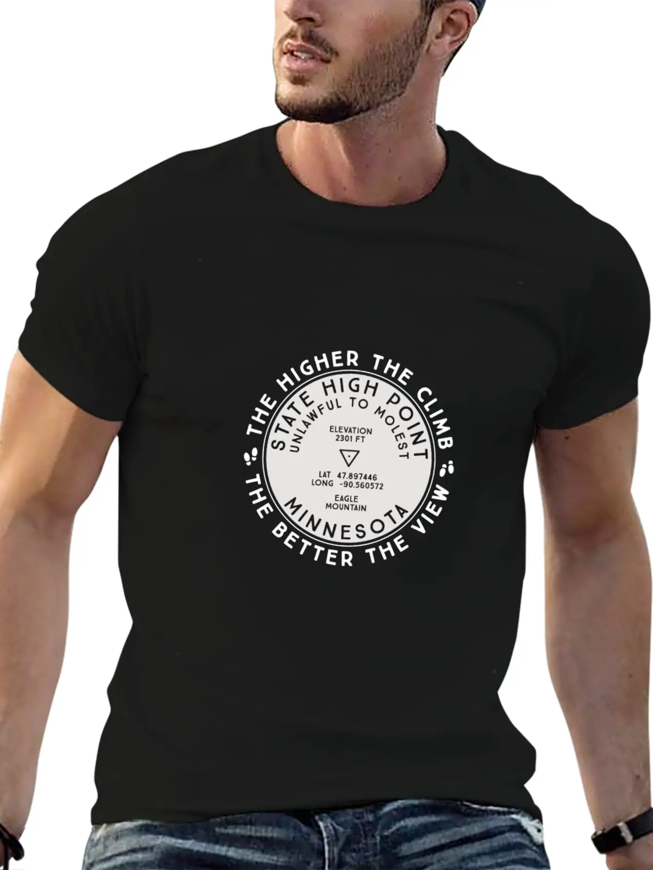 State High Point Minnesota Eagle Mountain Hiking G Timeless Short Sleeve Tee – Comfy And Minimalist Design