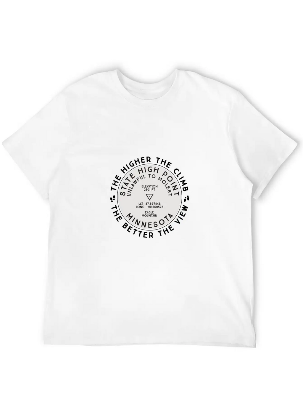 State High Point Minnesota Eagle Mountain Hiking G Timeless Short Sleeve Tee – Comfy And Minimalist Design